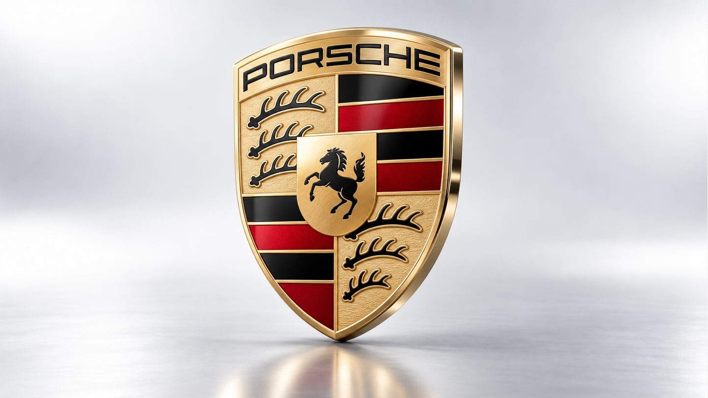 3D-logo van Porsche